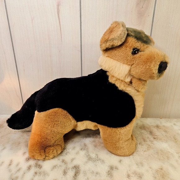 German Shepherd 17" Realistic Stuffed Animal Plush Moveable Head Vintage Chosun - Picture 3 of 10